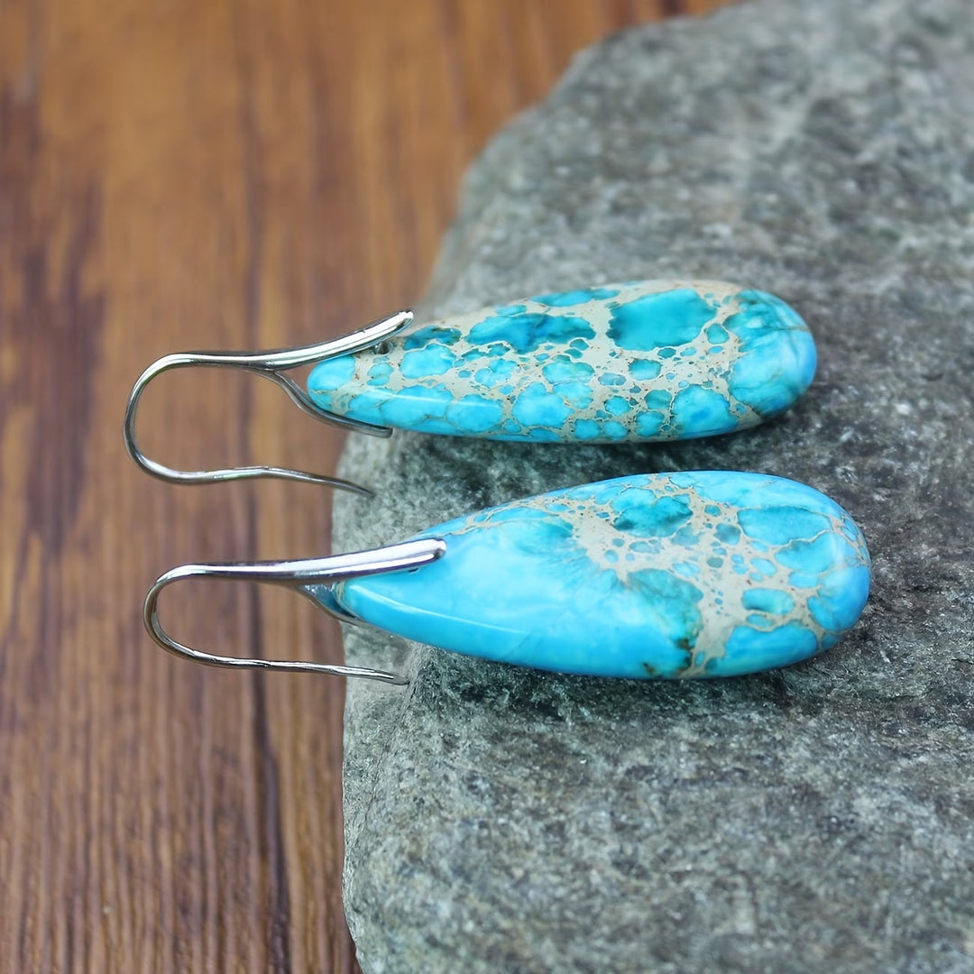 Turquoise Stone Earrings
